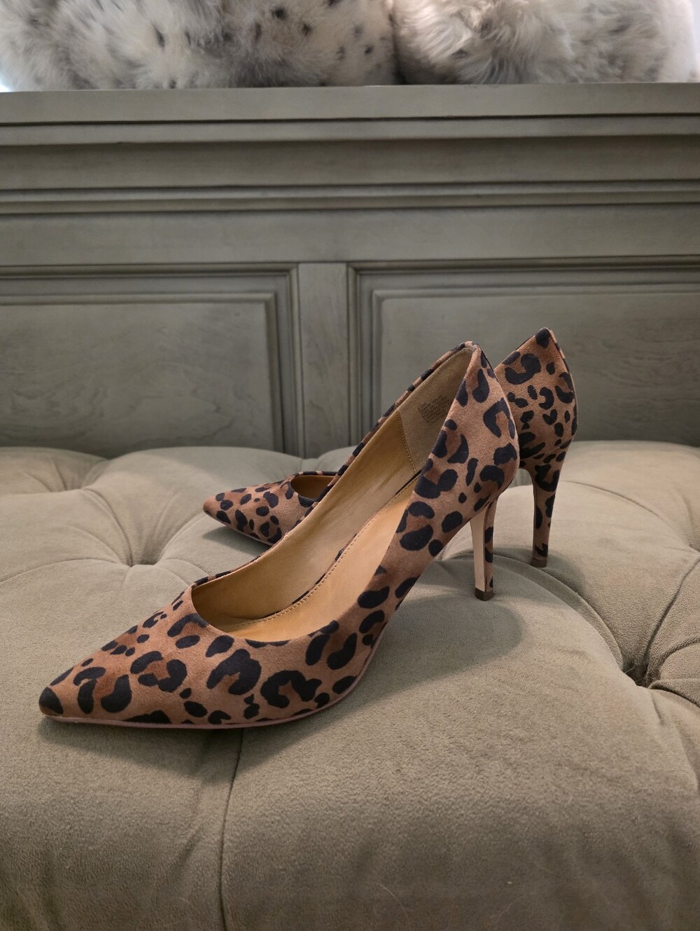 14th & Union Pointed Toe Leopard Heels